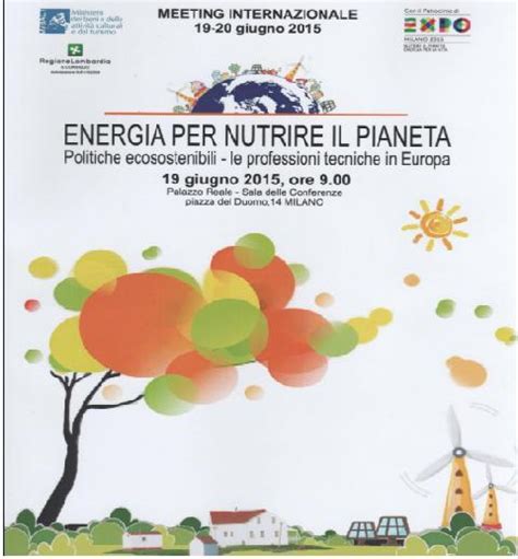 Meeting Internazionale Energia Per Nutrire Il Pianeta Il Mirino