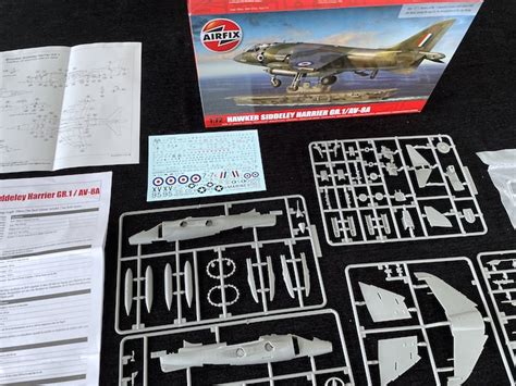 Airfix Hawker Siddeley Harrier GR 1 AV 8A 2023 Release 1 72 Scale