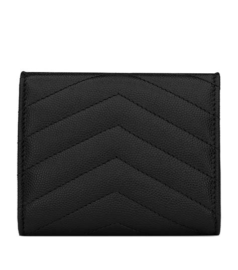 Leather Quilted Trifold Wallet