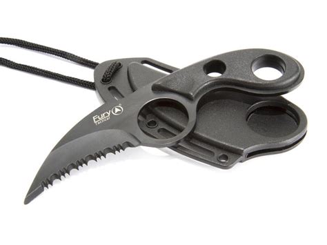 Fury Tactical Neck Knife Serrated Karambit 139 Kr