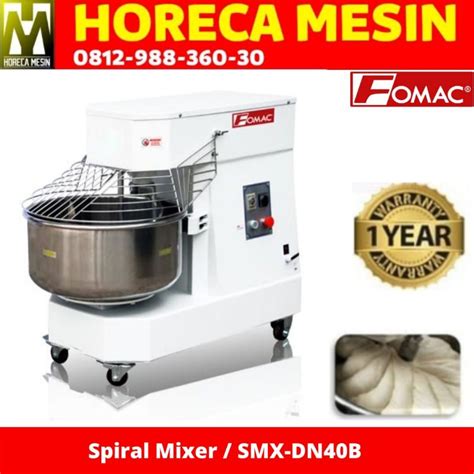 Jual Mesin Pengaduk Adonan Roti Spiral Mixer FOMAC SMX DN40B Shopee