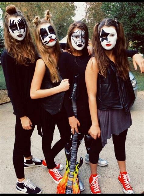 Kiss Halloween Stuff Halloween Face Makeup Halloween Costumes Girls