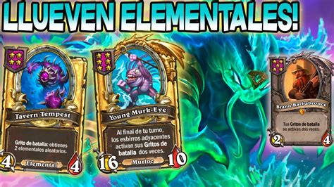 LLuvia De Elementales Hearthstone Campos De Batalla Battlegrounds En