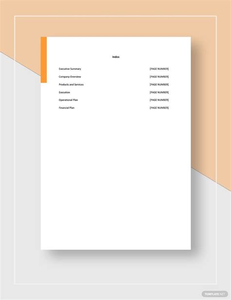 Small Business Plan Template - Google Docs, Word, Apple Pages ...