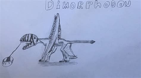 Dimorphodon drawing by OriginalityNiko6 on DeviantArt