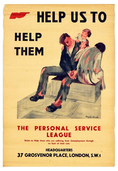 Sold At Auction Propaganda Poster Help Us To Help Them Great