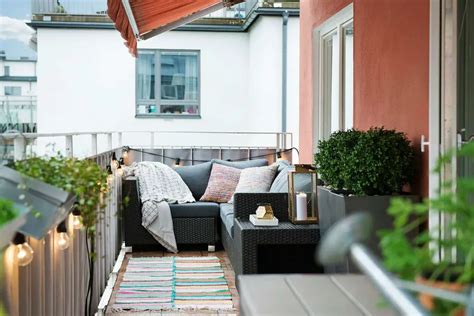 Charming Scandinavian Small Balcony Designs