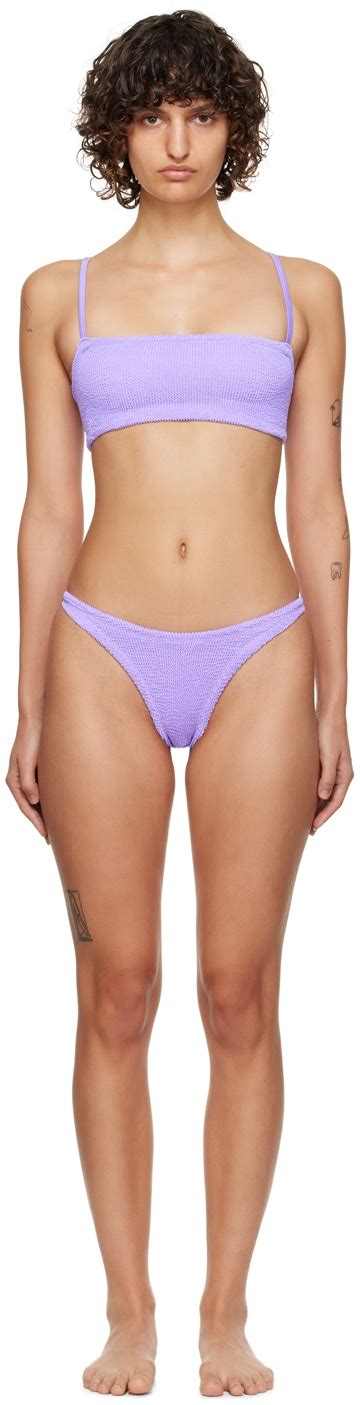 Hunza G Hunza G Purple Gigi Bikini Editorialist