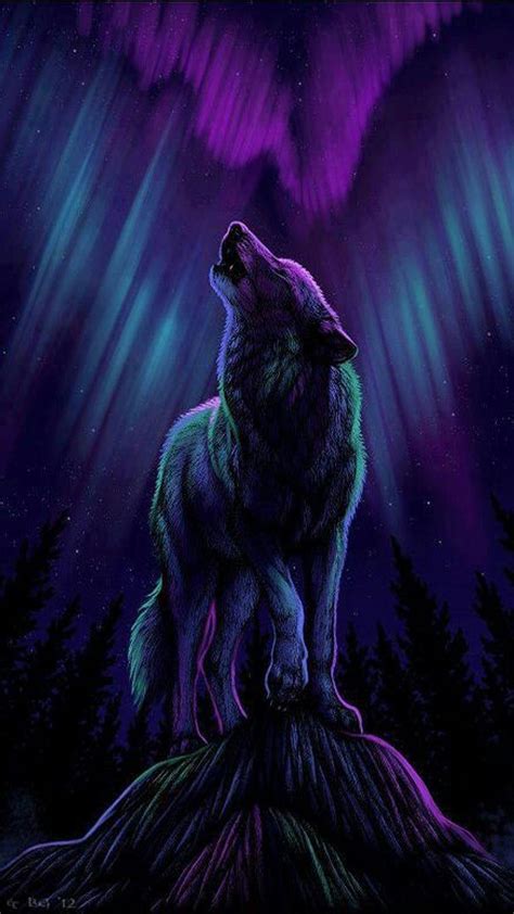 Galaxy Wolf Wallpapers - Top Free Galaxy Wolf Backgrounds - WallpaperAccess