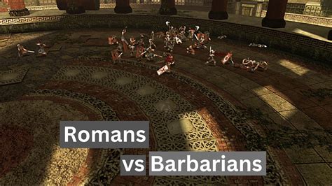 Spartan Total Warrior Round 2 Barbarians Vs Round 6 Romans Arena