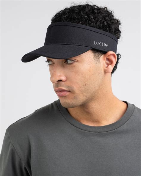 Lucid Advisor Visor In Black Fast Shipping Easy Returns Mens