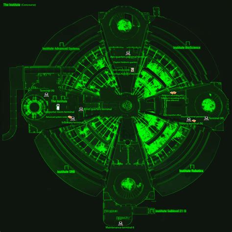 Image - Institute Concourse map.jpg | Fallout Wiki | Fandom powered by ...