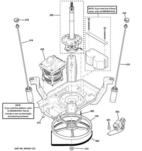 Assembly View For SUSPENSION PUMP DRIVE COMPONENTS GTWN4250D0WS