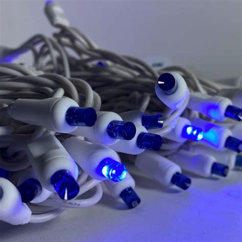 LED Christmas Lights on White Wire – Christmas Light Source