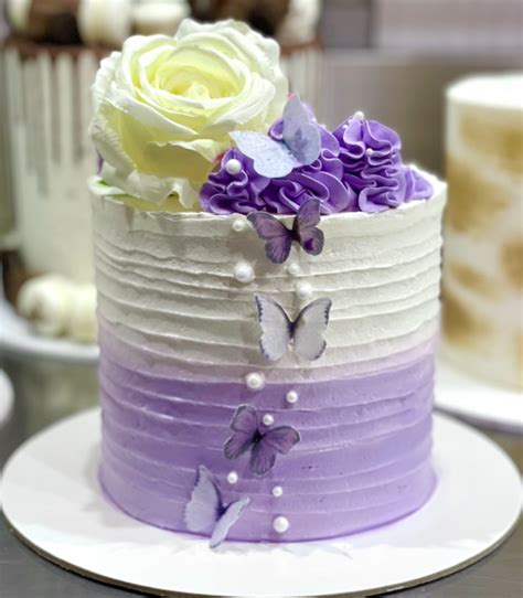 Purple Butterfly Last Minute Cake Sugar Whipped Cakes Website