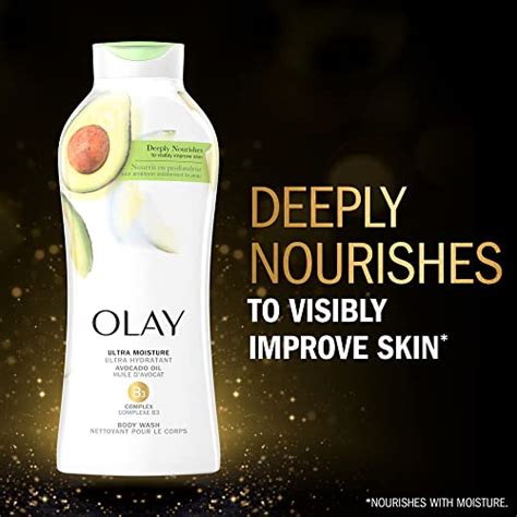 Olay Ultra Moisture Body Wash With B3 And Avocado Oil 22 Fl Oz Pack