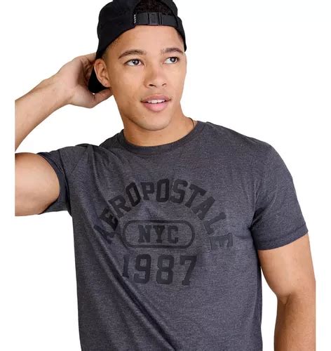 Playera Aeropostale Estampada Hombre Cuotas sin interés