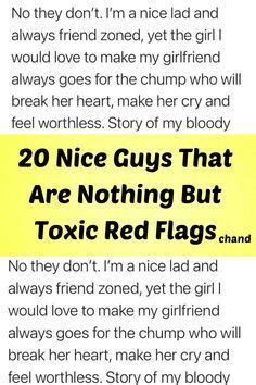 20 nice guys that are nothing but toxic red flags – Artofit