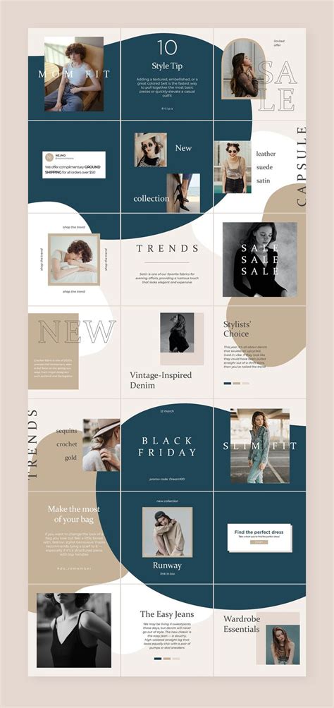 Instagram Puzzle Template Vienna By Llamaland On Creativemarket