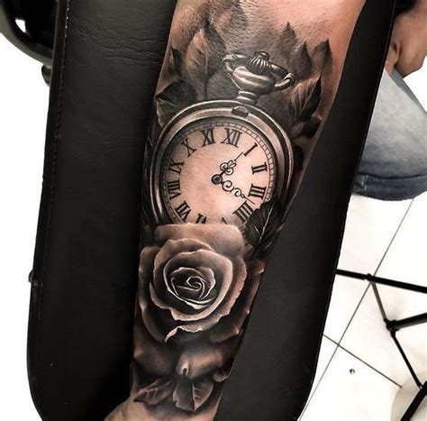 Venta Tatuajes Manga Hombre Reloj En Stock