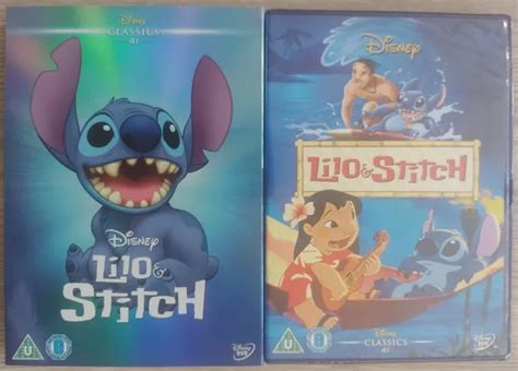 Disney Lilo Stitch Dvd O Ring Slipcase Sleeve New Sealed Mint Fast