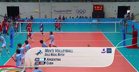 ARG V CUB Men S Volleyball 2010 YOG Singapore