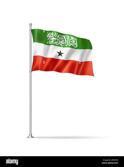 Somaliland Flag D Illustration Isolated On White Stock Photo Alamy