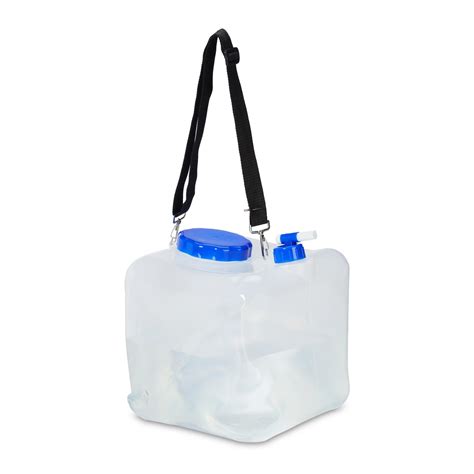 Relaxdays Lot De Bidons Pliables Jerrycan Eau De Camping Robinet