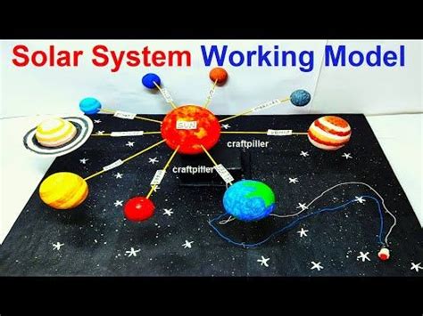 solar system working model making for science project - diy at home - simple and easy | cra ...