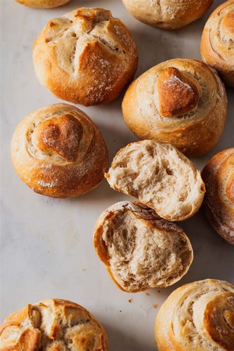 Goldkuller Schnelle Buttermilch Brötchen mit Vollkornanteil