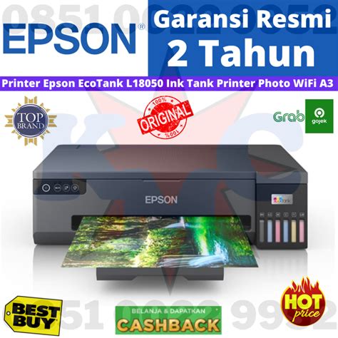 Jual Epson Ecotank L Printer Photo Wifi A Pengganti Printer L