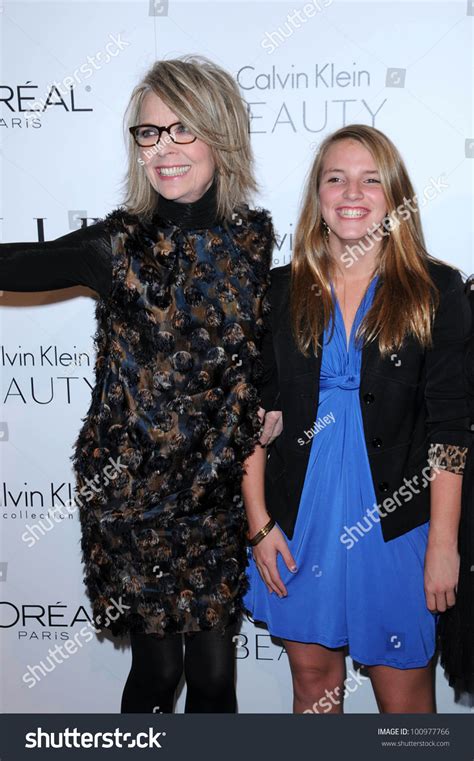 Diane Keaton Her Daughter Dexter Keaton Stock Photo 100977766