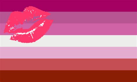 Pride Flag Guide Lipstick Lesbian Library LGBT