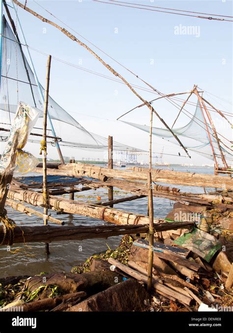 Fort Cochin, Kochi India fishing nets Stock Photo - Alamy