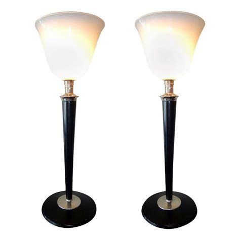 Pair Of Art Deco Table Lamps Mazda 1930 For Sale At 1stdibs