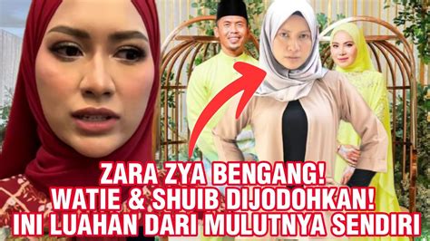 Zara Zya Bengang Watie Shuib Dijodohkan Ini Luahan Dari Mulutnya