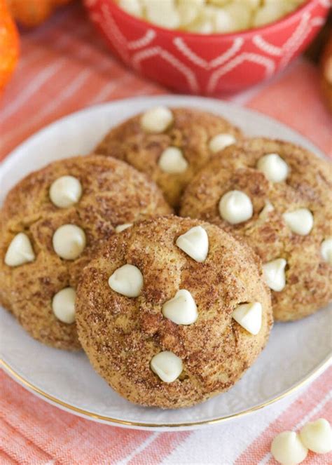 Pumpkin Snickerdoodles With White Chocolate Chips Lil Luna