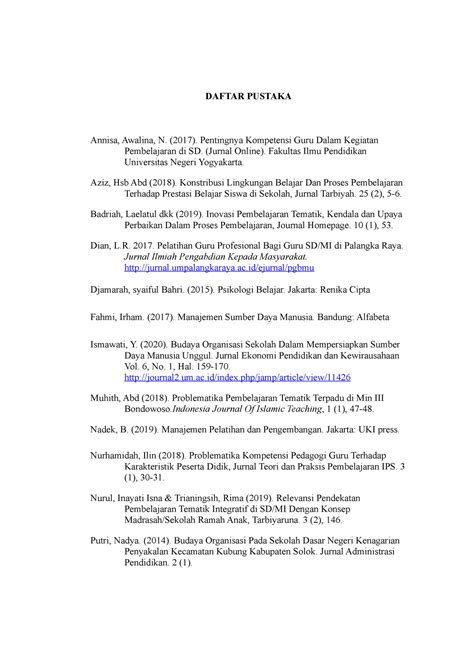 Daftar Pustaka Summary Sosial Daftar Pustaka Annisa Awalina N