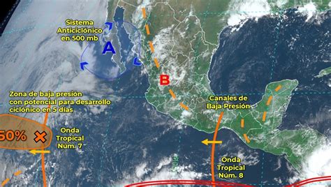 Onda Tropical A Qu Estados Se Desplaza En M Xico El Fin De Semana