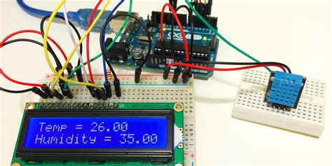 How To Set Up The Dht Humidity Sensor On An Arduino Arduino Circuit