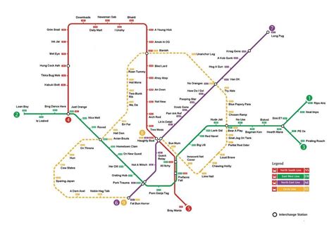 Mrt System Map Singapore Mrt Station Map Republic Of Singapore