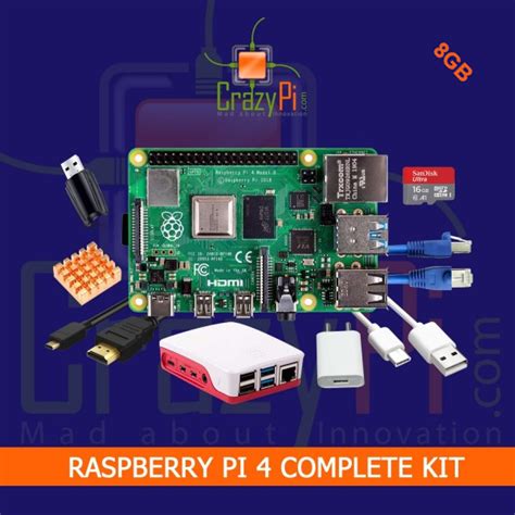 Raspberry Pi 4 Starter Complete Kit