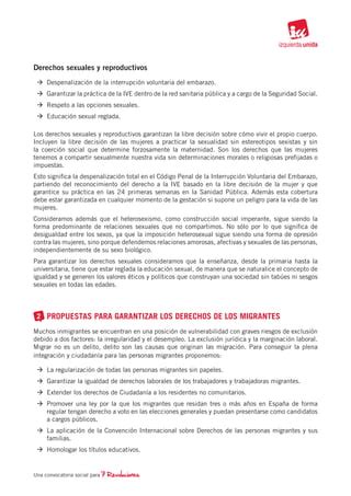 Convocatoria Social Revoluci N Para La Igualdad Pdf