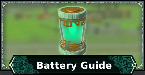 Totk Battery Guide How To Get Use Zelda Tears Of The Kingdom