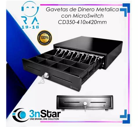 Gavetas De Dinero Metalica Con Microswitch Cd350 410x420mm MercadoLibre