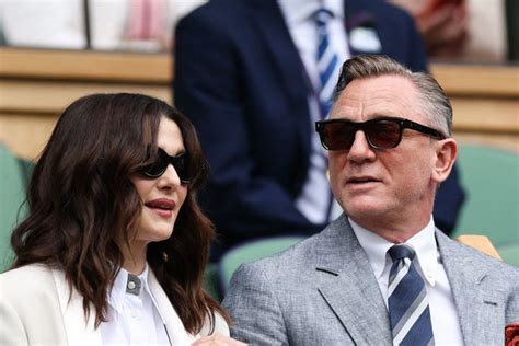 Daniel Craig Und Rachel Weisz 007 Mit Ehefrau Beim Wimbledon Finale