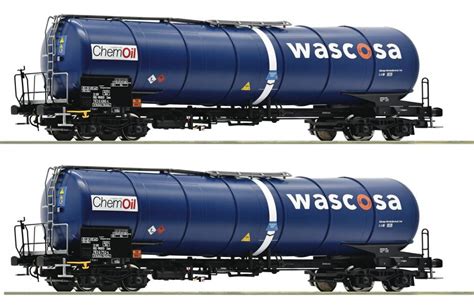 Roco Set Ketelwagens Wascosa Chemoil