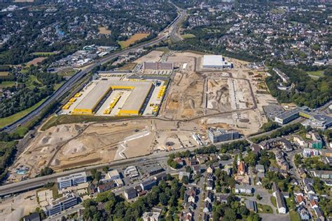 Luftbild Bochum Neubau Baustelle Im Gewerbegebiet Entwicklungsgebiet