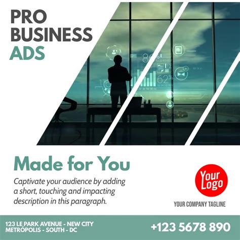 Copy Of Professional Corporate Business Ad Template Postermywall