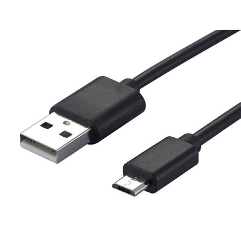 Cable USB A Micro USB De 1 Metro Negro Kemik Guatemala